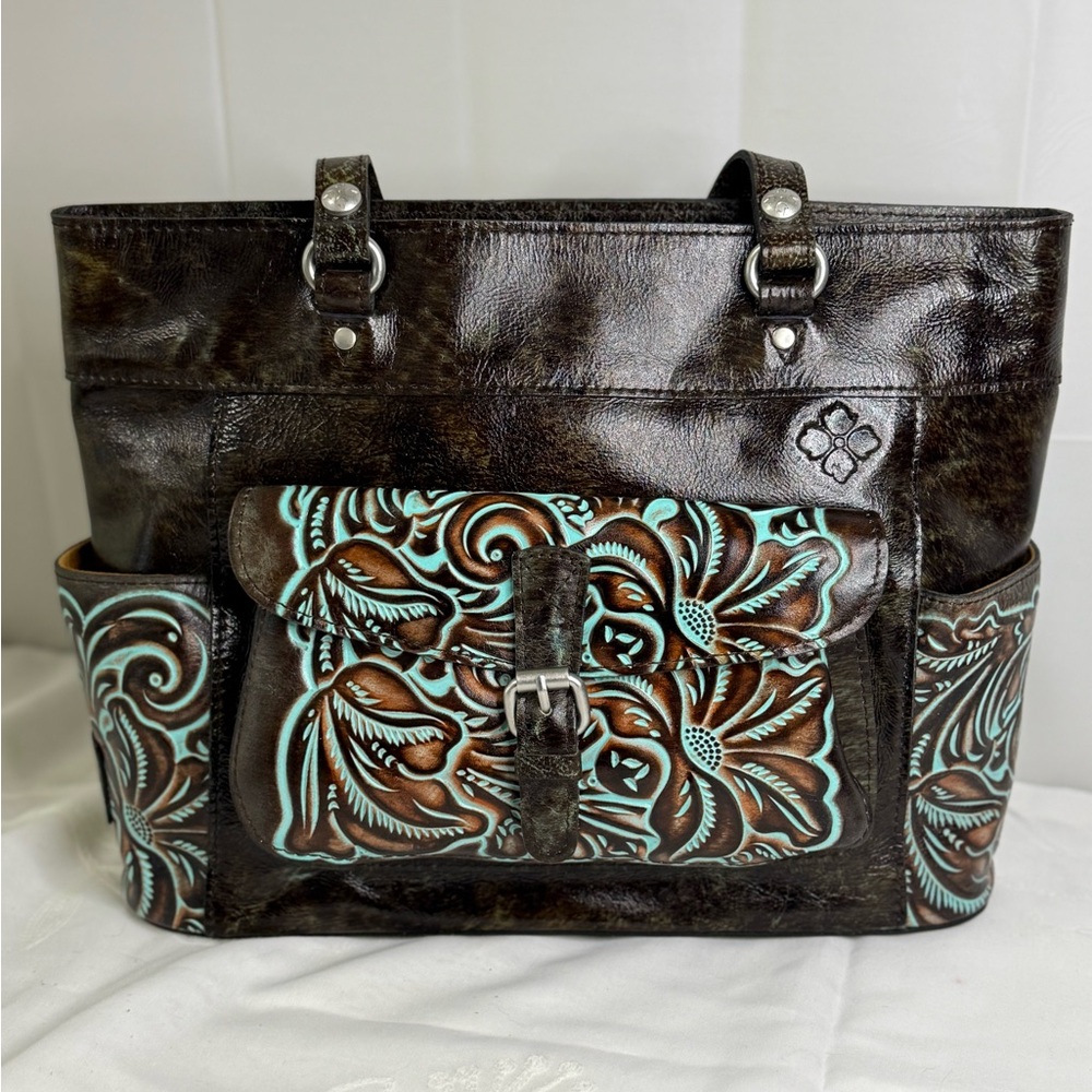NWOT Patricia Nash Bolsena Leather Tote